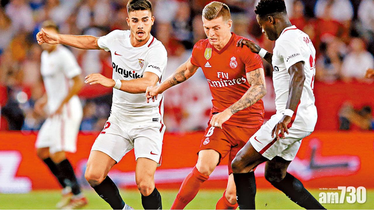 皇馬巴塞西甲齊輸波