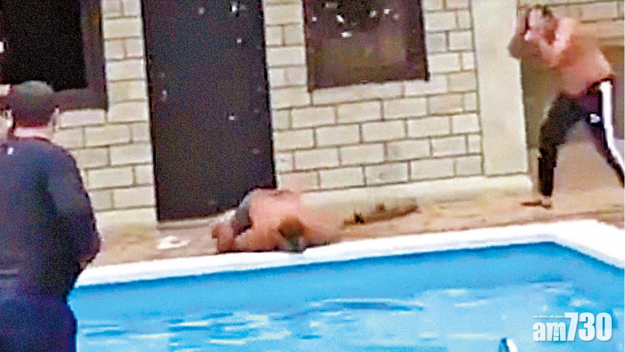 瓦頂演練 趴式跳水