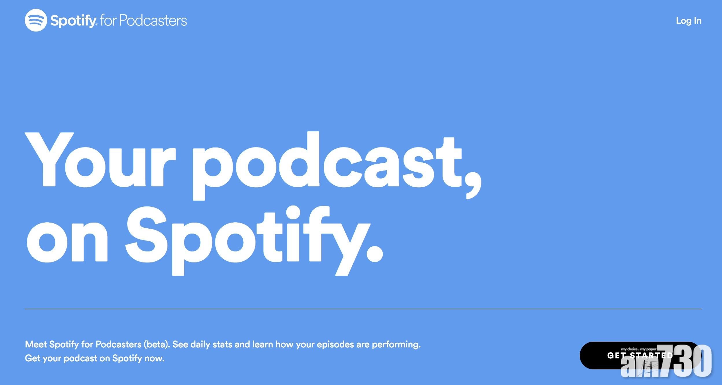 向Podcaster招手　Spotify公測Podcast功能