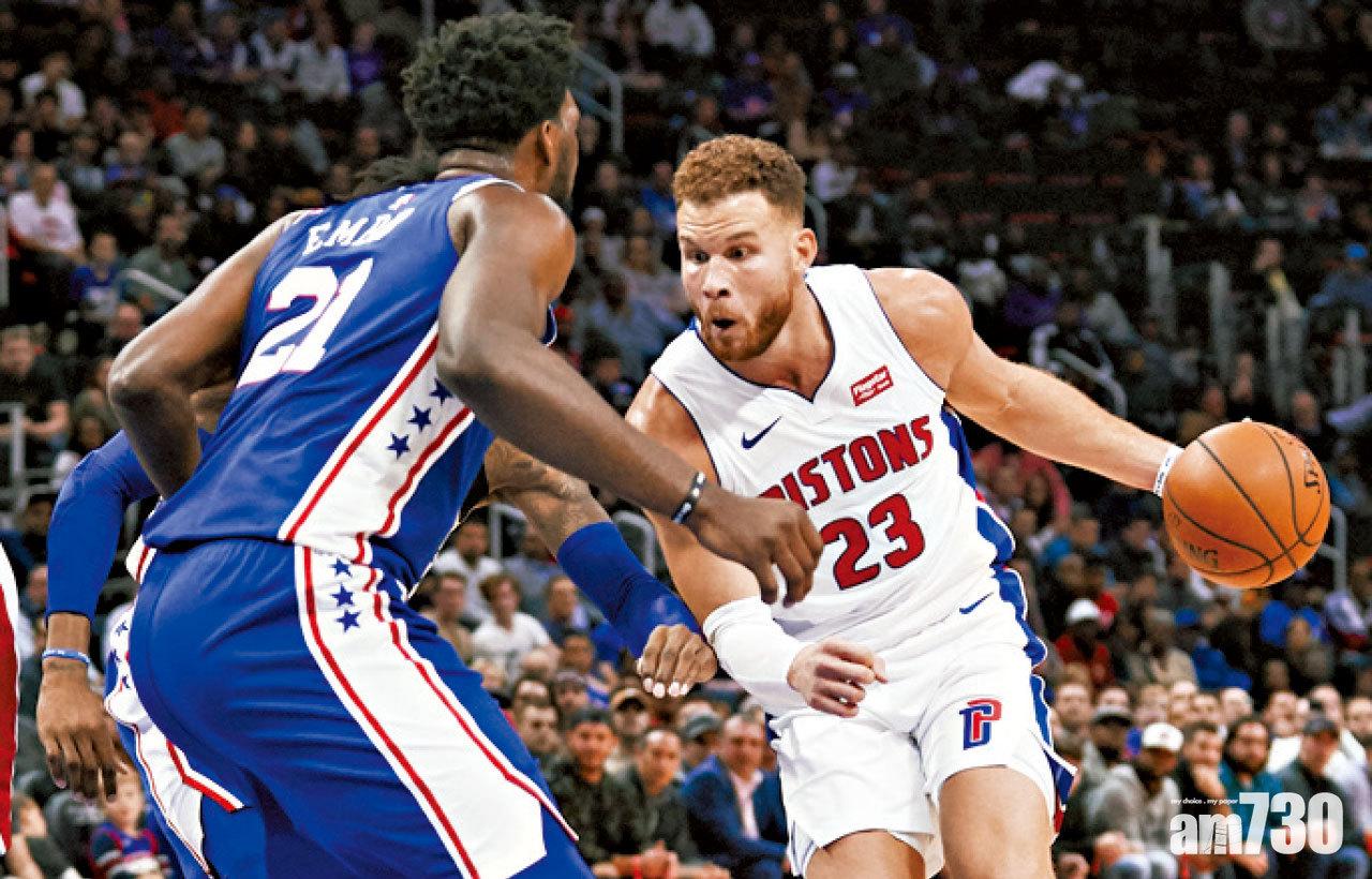 格芬轟個人新高50分活塞險勝76人