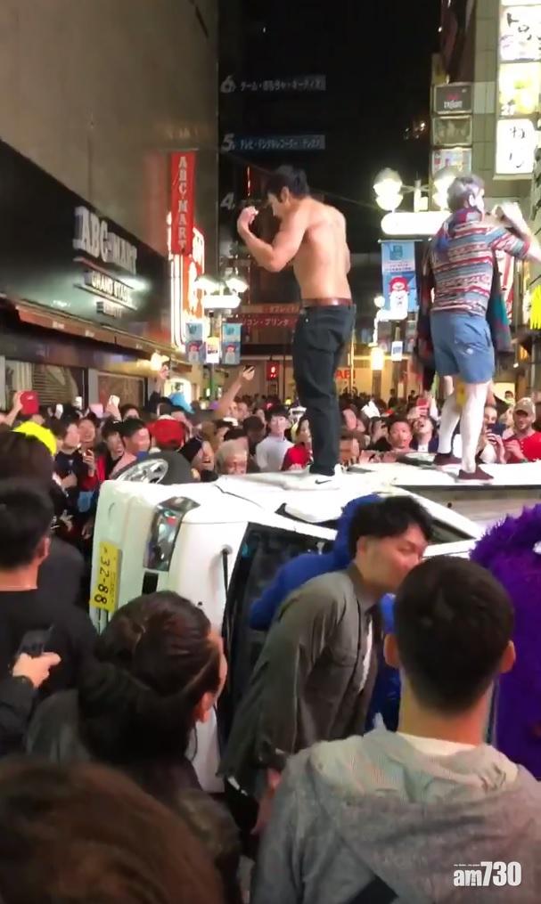 【失控】東京涉谷「哈囉喂」卡車被推倒  女性遭非禮 (有片)
