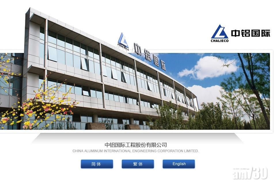 中鋁國際上季純利大減近六成