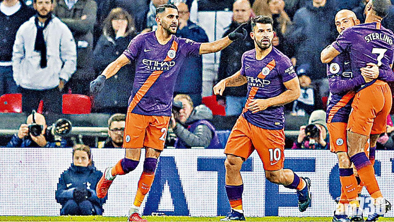 曼城小勝熱刺  馬列斯入球獻維猜