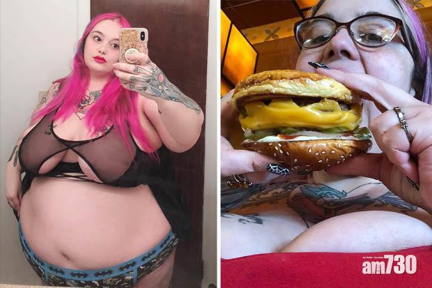 【放縱】胖模患絕症 任人餵食想做全球最肥女人