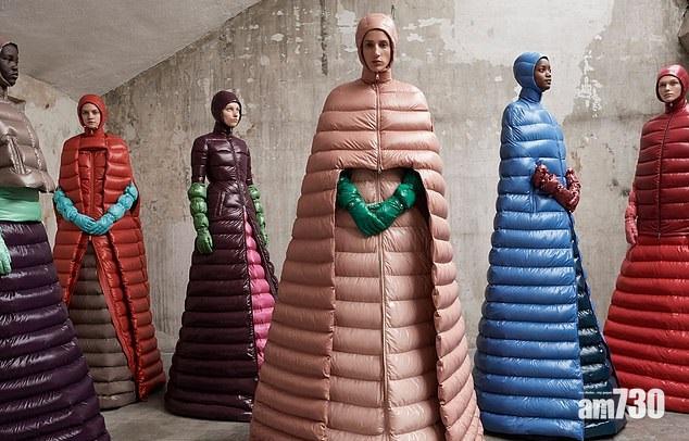 羽絨晚裝震懾ball場