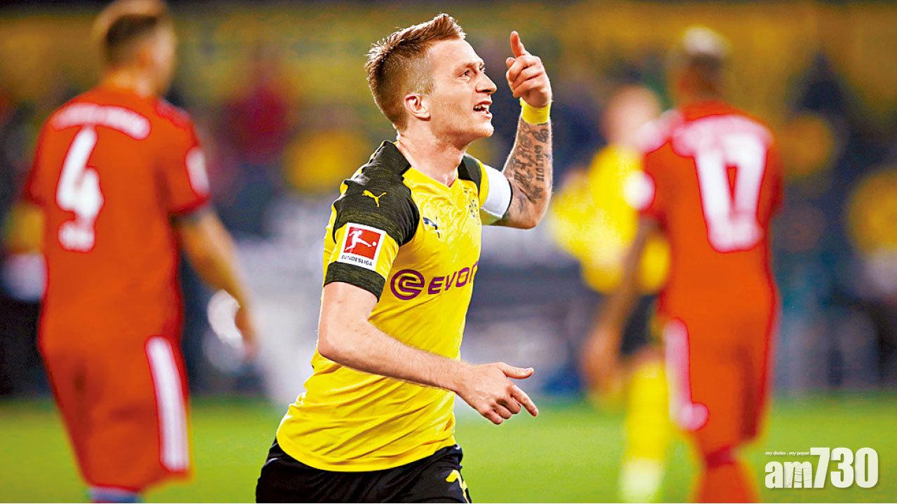 兩番落後下反勝拜仁 多蒙特勢破德甲壟斷