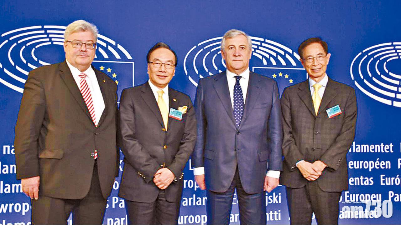 與李柱銘訪歐洲議會 梁家傑促保港地位