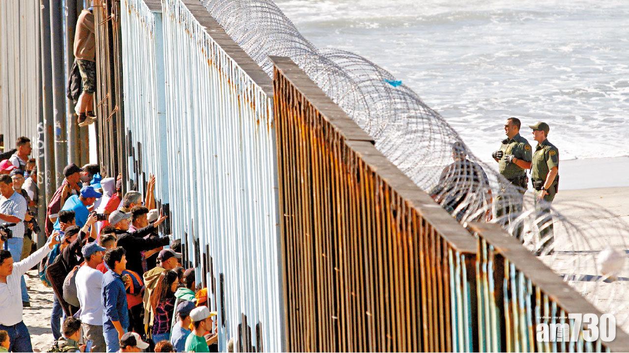 6000兵布防 難民大軍首抵美邊境