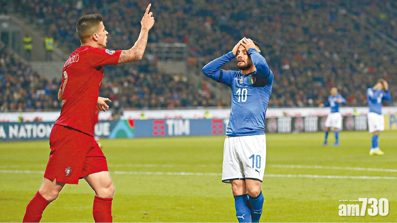 與葡軍互交白卷 意大利欠可靠射手