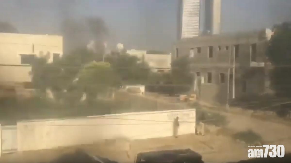 【有片】中國駐卡拉奇領事館遇襲槍聲不斷  據報2名警員殉職