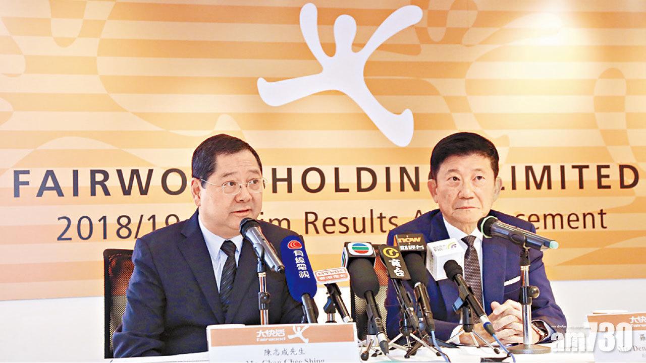 中期賺1億挫14% 大快活曾瀉9%