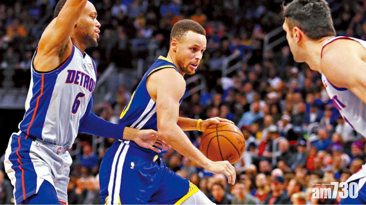 居里復出照輸  勇士敗走底特律