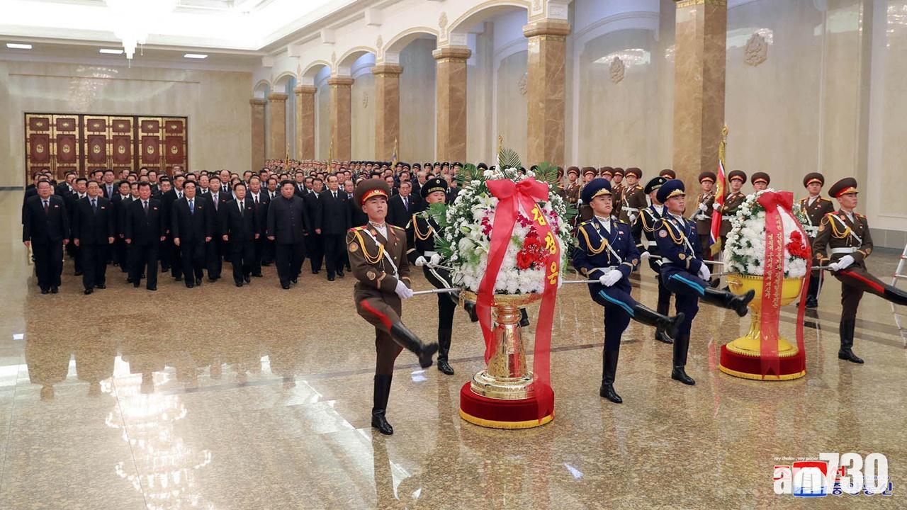 金正日逝世7周年  金正恩出席儀式悼念