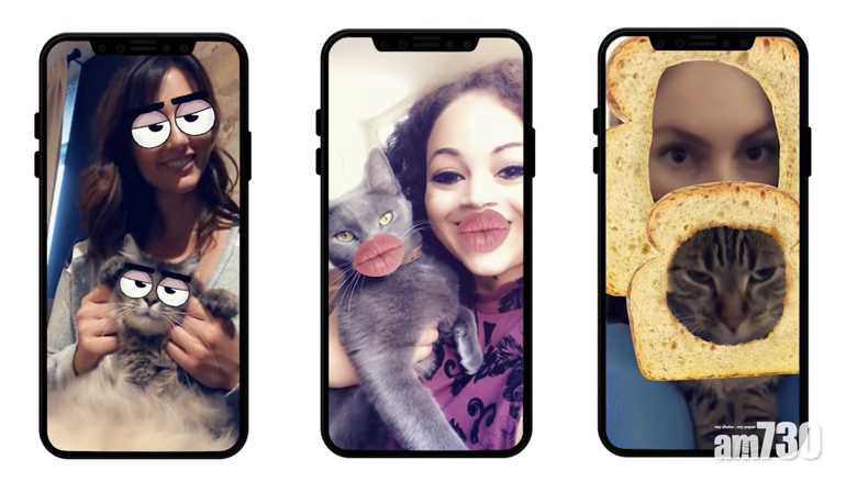 貓貓狗狗齊扮嘢　Snapchat推出狗版AR濾鏡