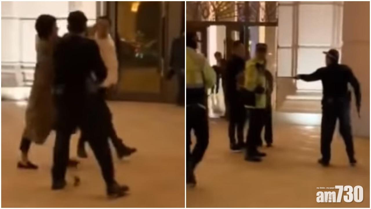 【有片】澳門有警員鳴槍示警  3名男子涉襲警被帶走