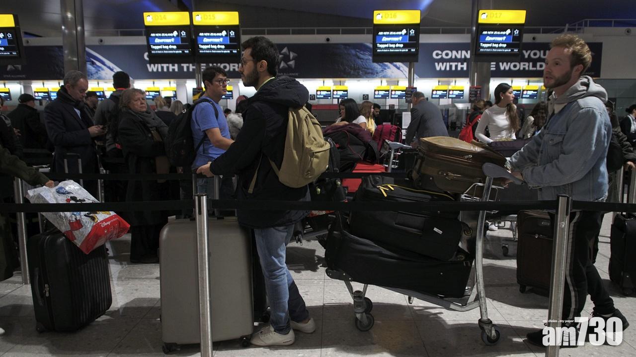 倫敦希斯路機場發現無人機  一度暫停航班起飛個半小時