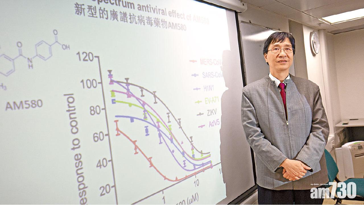 治理沙士寨卡多種病毒傳染病 港大研新藥AM580堵源頭