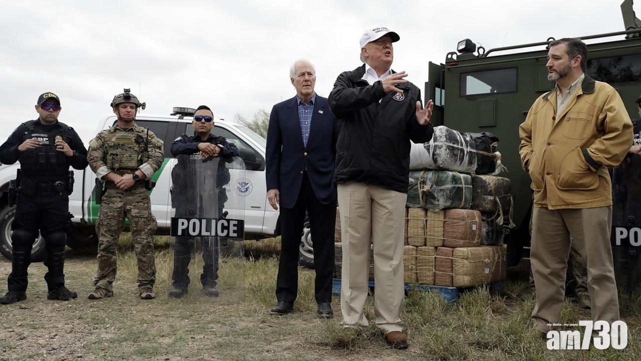 特朗普視察邊境  指民主黨比中國更難對付