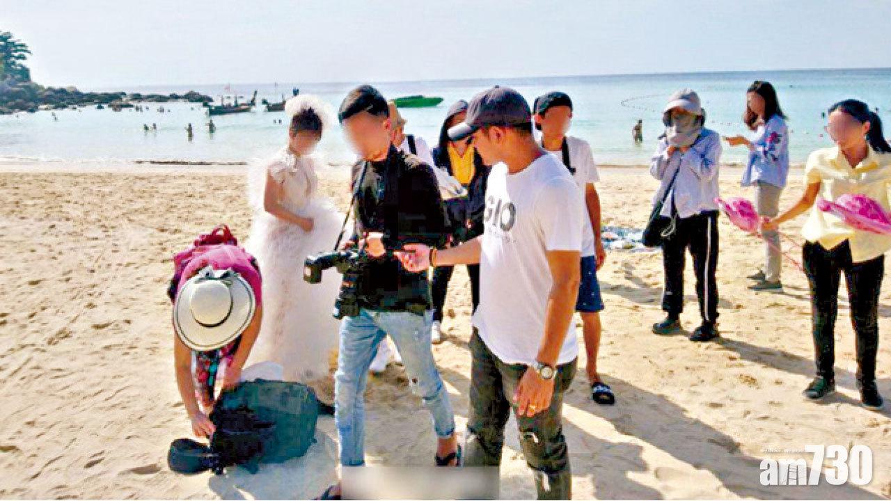 涉非法工作  10華人在泰婚攝被捕