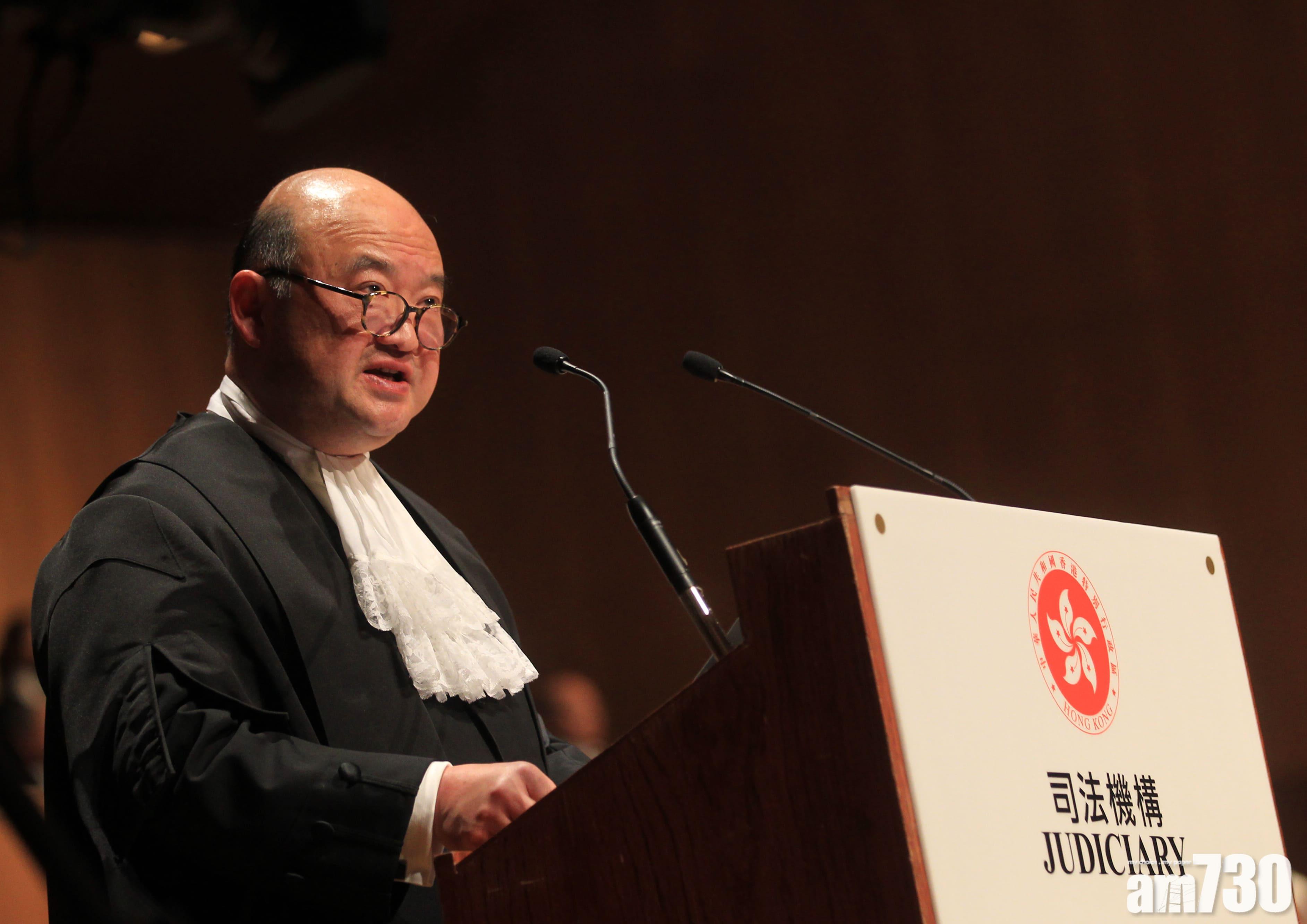 法庭處理爭議案件備受批評 馬道立：公義的天秤不會傾斜