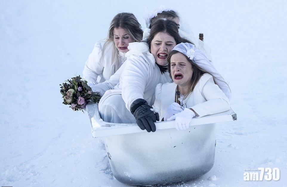 瘋狂浴缸滑雪賽
