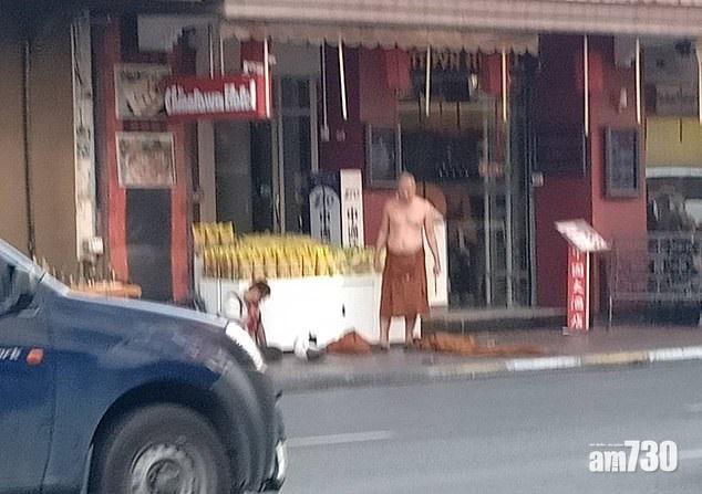 【血腥慎入】斥祈福頸鏈呃神騙鬼   曼谷「僧侶」怒斬攤販被捕