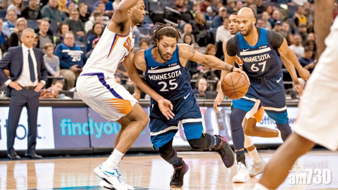 羅斯入31分兼絕殺  木狼險勝太陽