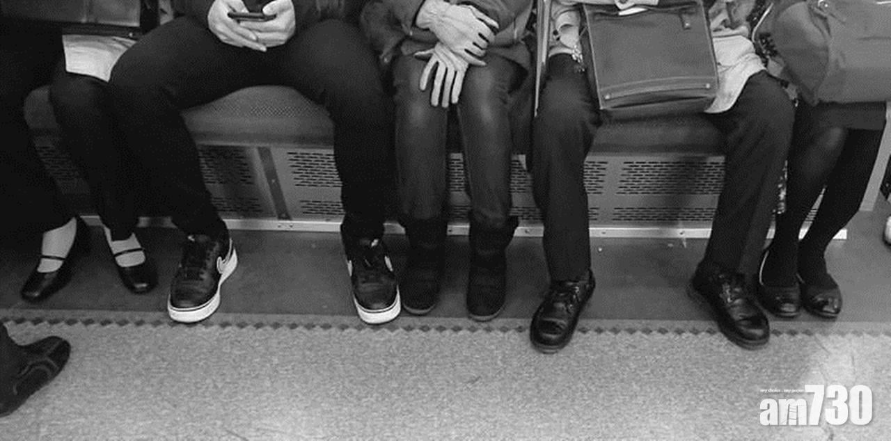 地鐵座位空間男女差 網民：男人對腳唔可以合埋啲坐？