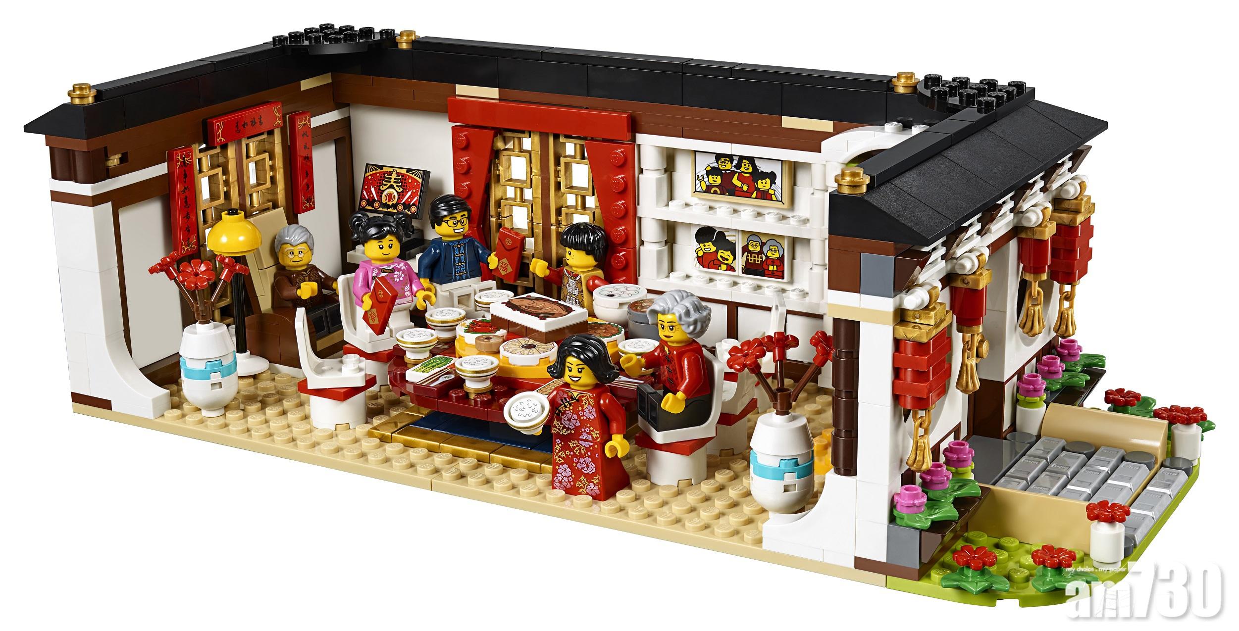砌出成枱團年飯！ LEGO限定農曆新年別注版