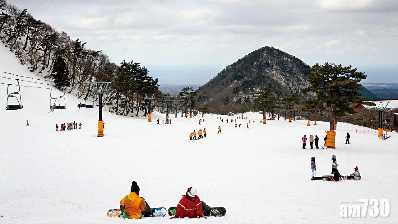 鳥取 背山望海滑雪