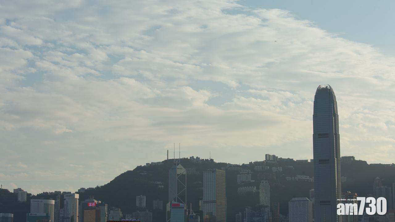 今日多雲有陣雨 最高24度