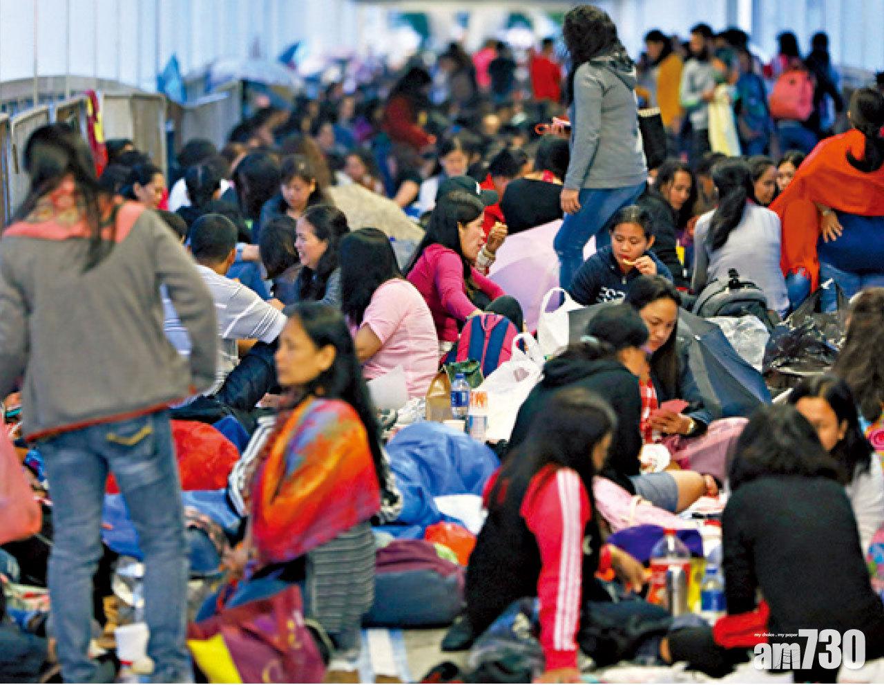 七成外傭日做逾13小時  3.9%稱曾遭虐打