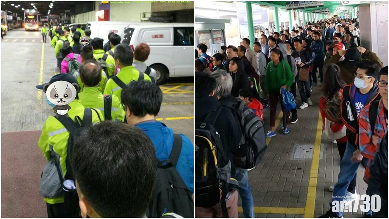 傳九巴車廠發生電腦故障  車長排隊等派更  部分路線延誤