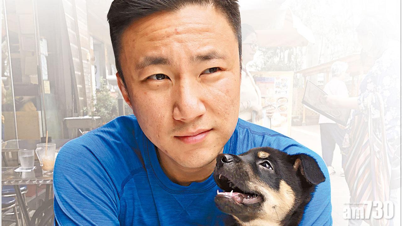 崔建邦唔見狗狗嚇到喊