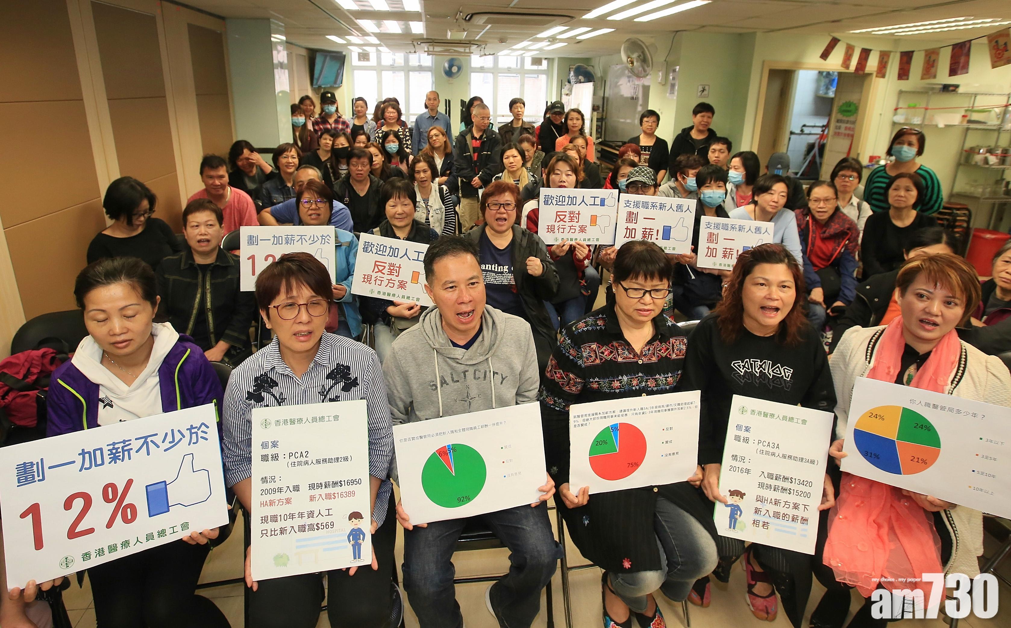 醫管局與醫療工會談判破裂 工會發起周四靜坐抗議