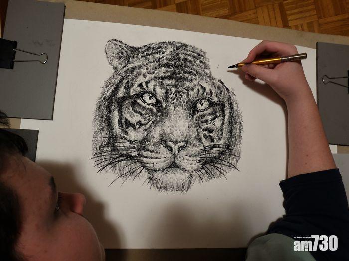 2歲開始畫畫 16歲天才小畫家想做動物學家