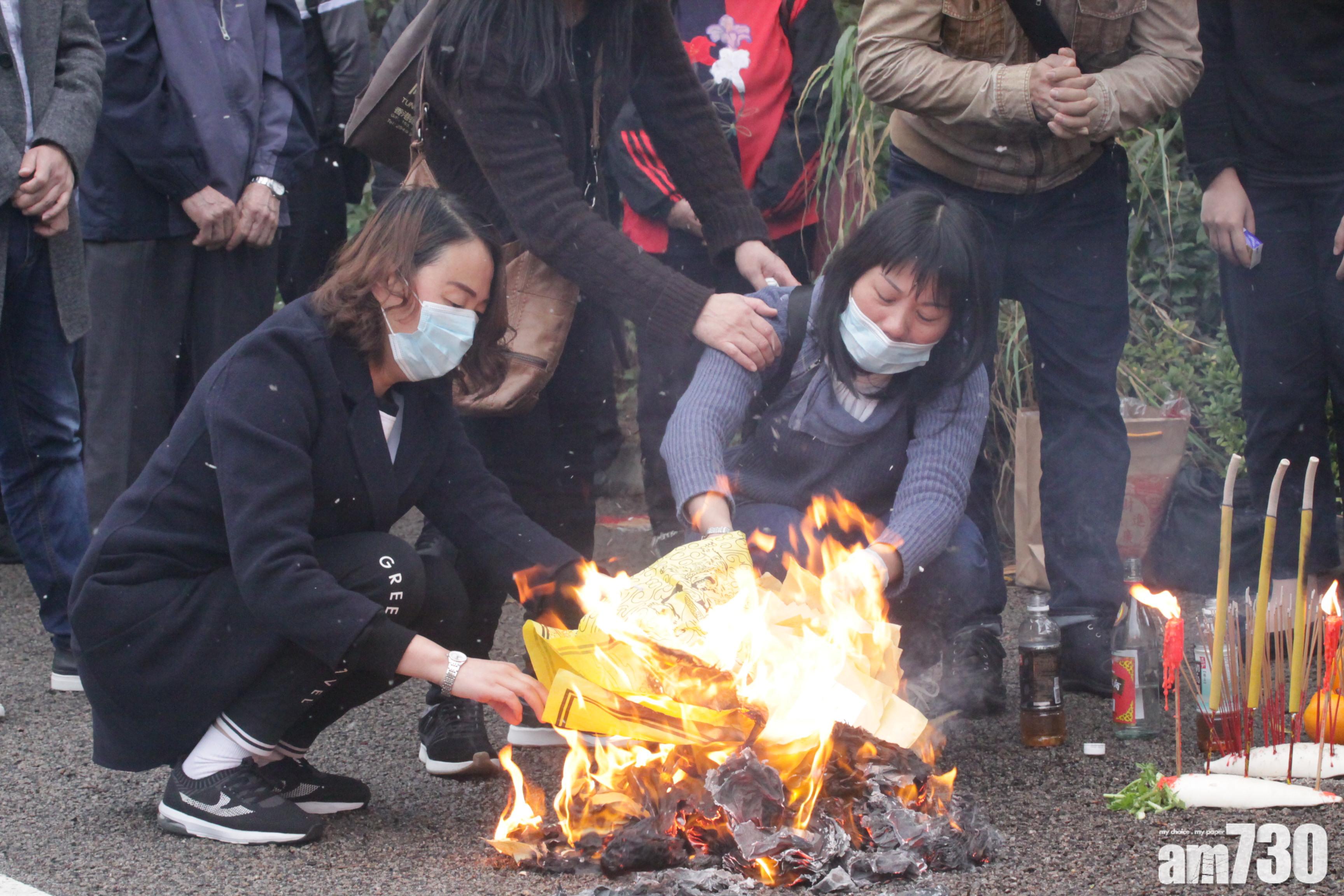 【西九致命車禍】遺孀路祭痛哭