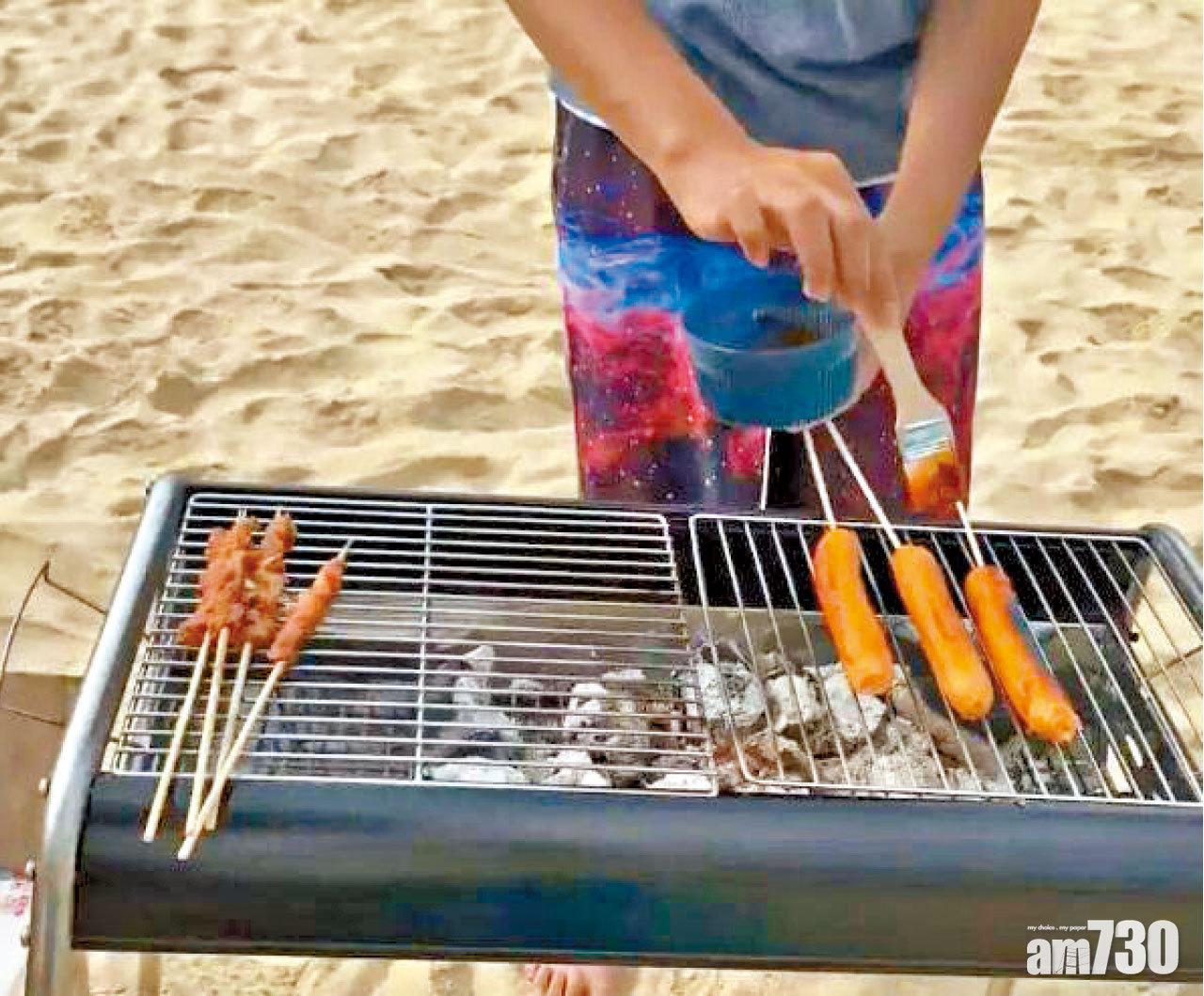 拍片燒烤挑戰禁令 內地女星：只是道具