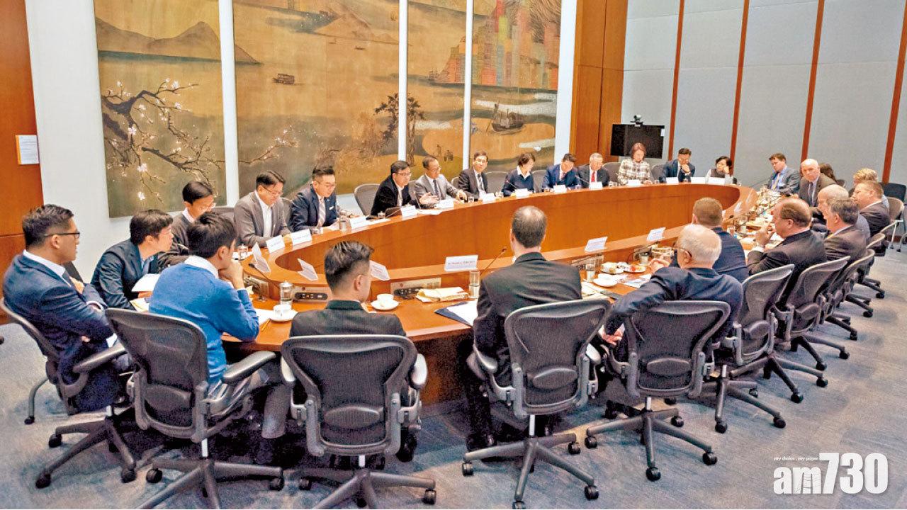 美國會議員訪港晤議員 認同一國兩制面對挑戰