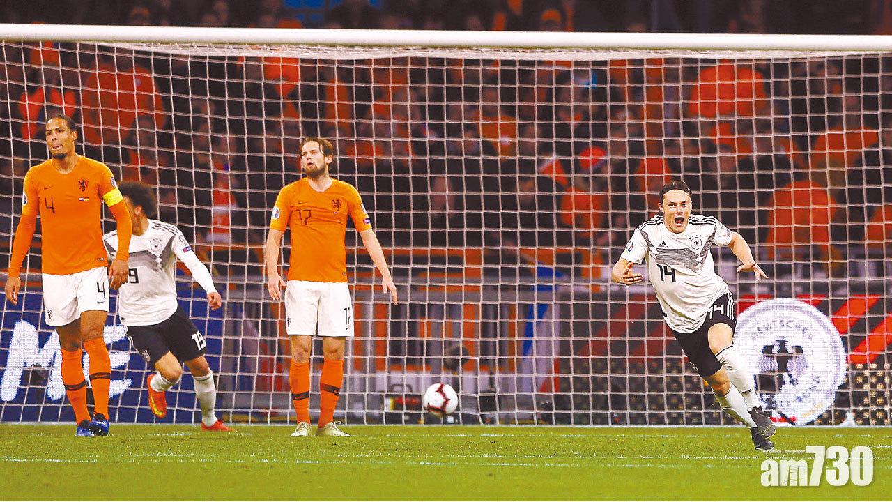 舒侯斯90分鐘建功 德國絕殺荷蘭