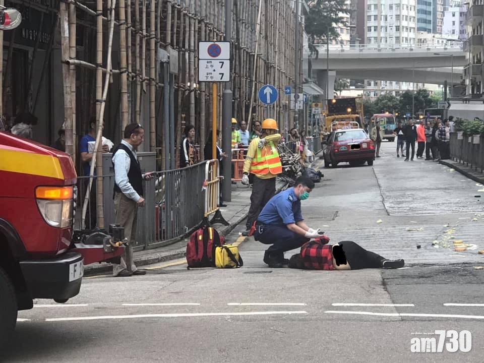 的士筲箕灣撞人 女子昏迷送院