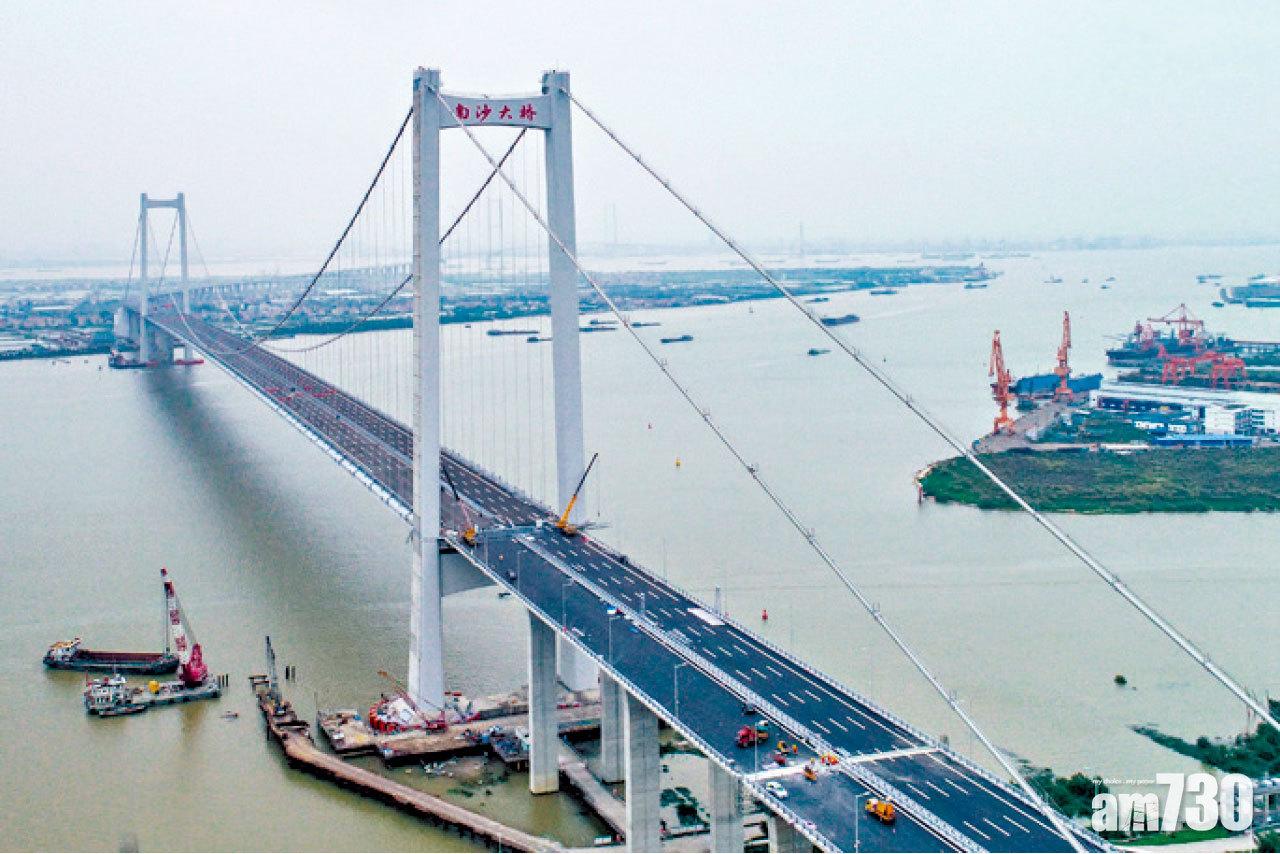 舒緩虎門大橋擠塞 南沙大橋通車