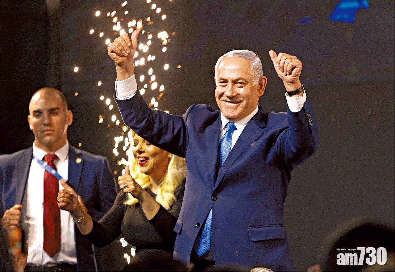 內塔尼亞胡料五度任以國總理