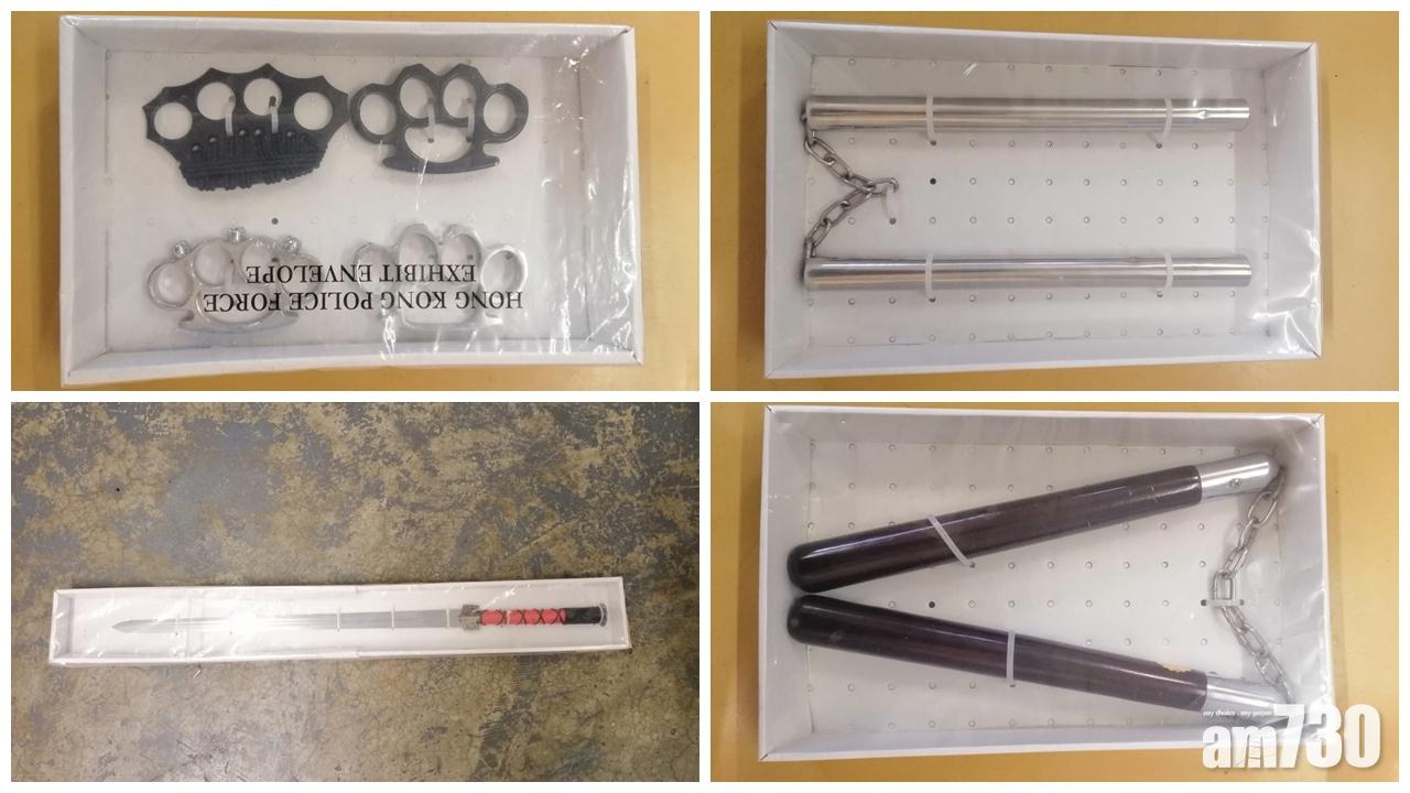 油麗邨檢利劍雙截棍鐵蓮花 警拘16歲少年