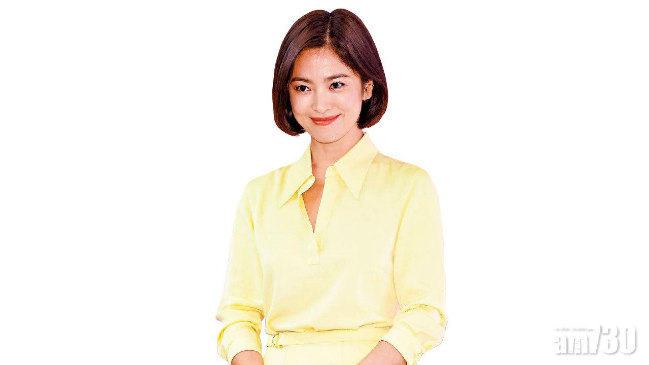 宋慧喬淺黃短髮 減齡配搭