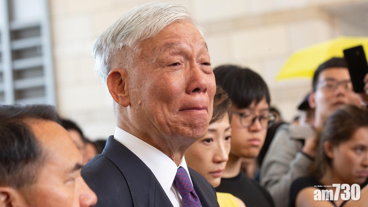 【佔中九子案判刑】戴耀廷陳健民即時入獄 朱耀明落淚：內心極難過