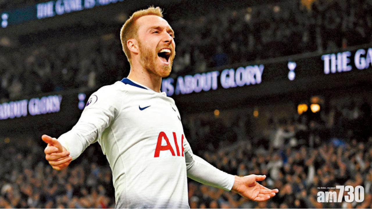 艾歷臣射垮白禮頓  熱刺穩佔第三