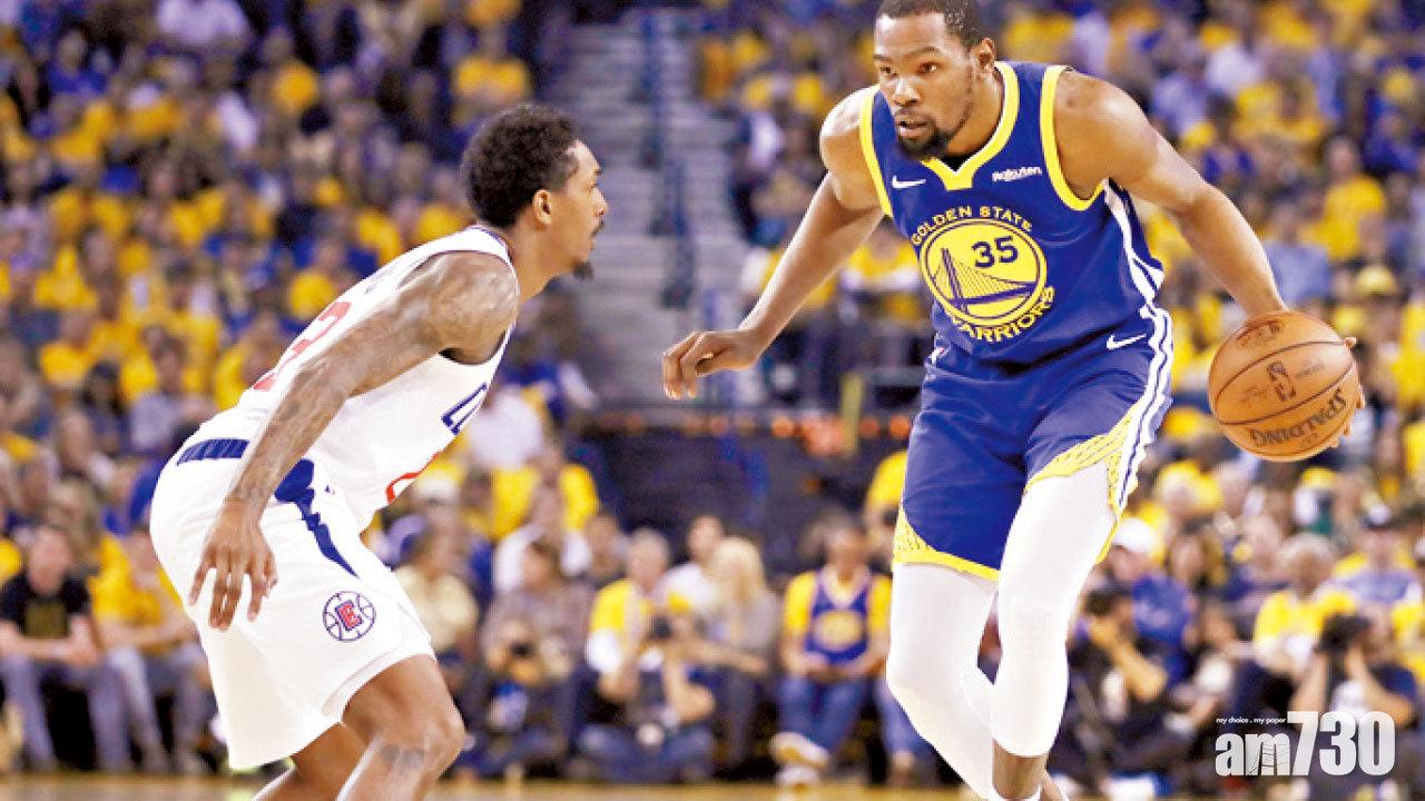 杜蘭特入45分都輸  勇士不敵快艇被追近