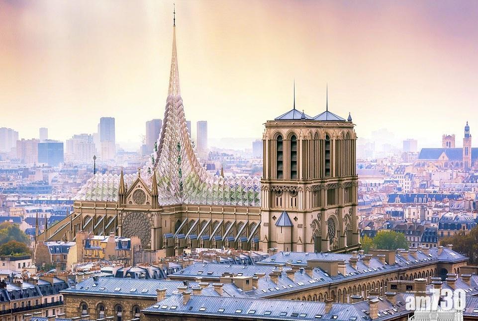 【大火過後】巴黎聖母院修建後  或變「水晶溫室」