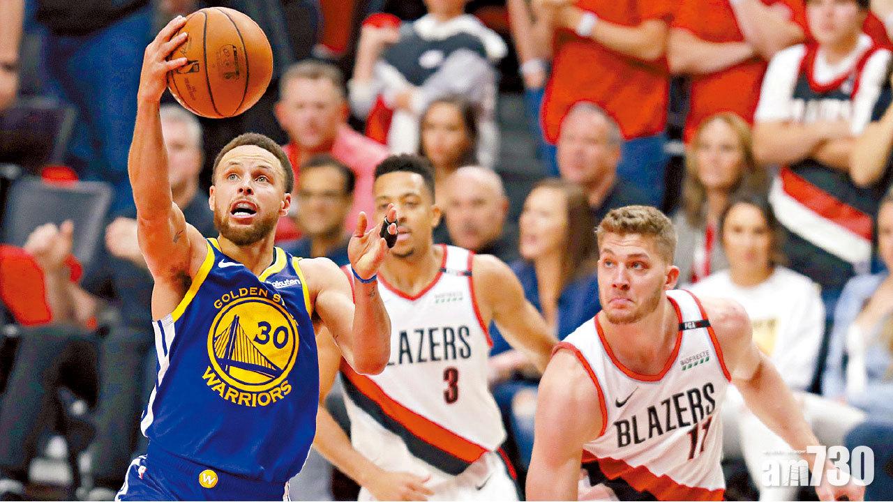 居里格連齊三雙 勇士連續5年晉總決賽